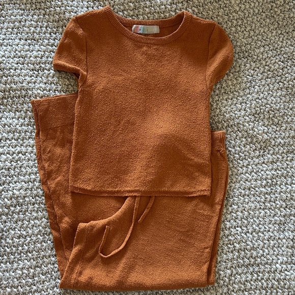 Free People Beach Julia Sweater Set Desert Sun Top Bottoms Pants - Picture 8 of 16